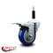 Service Caster 3.5'' Blue Poly Swivel 7/8'' Expanding Stem Caster Total Lock Brake SCC-EXTTL20S3514-PPUB-BLUE-78 - alternate 3